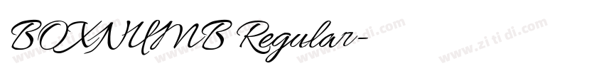 BOXNUMB Regular字体转换 BOXNUMB Regular字体转换